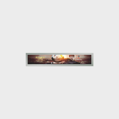 16.3 Inch Bar Type Taxi Advertising Display 1920 * 285 LVDS 800nits