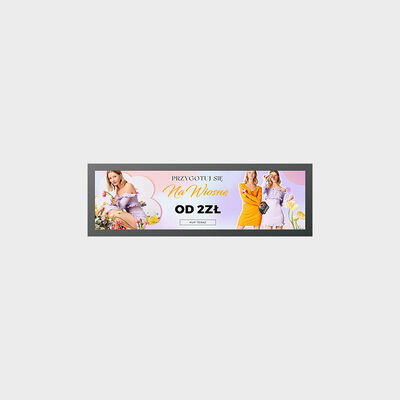 28.6 Inch Bar Type Display màn hình hai mặt Giải pháp máy hoàn thành