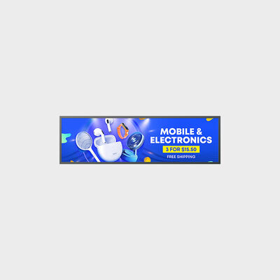 Màn hình LCD TFT loại 49,5 inch Hỗ trợ ứng dụng thương mại ngoài trời và trong nhà