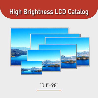 10.1-98 "kích thước bảng điều khiển Độ sáng cao màn hình LCD với 700-5000 Typ. độ sáng