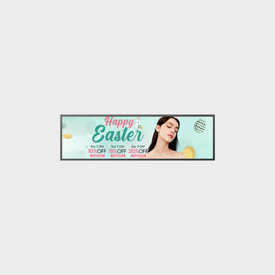 49.5 Inch Bar Type Display Thiết bị điều hướng ngoài trời hỗ trợ ứng dụng sân bay