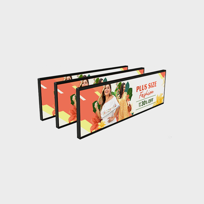 Quảng cáo LCD hiển thị loại thanh 37 inch với vỏ kim loại nguyên khối có thiết kế mỏng