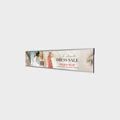 Quảng cáo LCD hiển thị loại thanh 47,6 inch với công nghệ bảng điều khiển ADSDS thiết kế mỏng