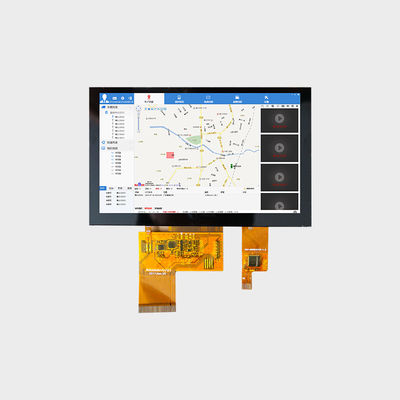 5.0 inch Trung bình và nhỏ màn hình LCD 800 × 480 RGB 500 Nits màn hình với bảng điều khiển cảm ứng