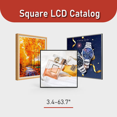Màn hình LCD vuông có độ sáng cao ở kích thước bảng 3,4-63,7" và độ sáng kiểu 500-1000