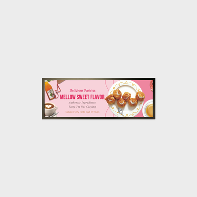 Giải pháp cắt dạng thanh 24,8 inch với độ phân giải 1920 * 638 Hỗ trợ bán lẻ và siêu thị.