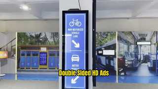 Máy quảng cáo LCD hai mặt 47,6 inch