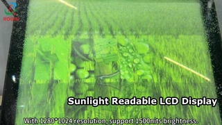 Màn hình LCD 19 inch có thể đọc được dưới ánh sáng mặt trời 800 Nits