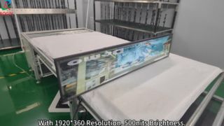 Màn hình LCD loại thanh 48,5 inch 1920 * 360 V-by-One 500nits